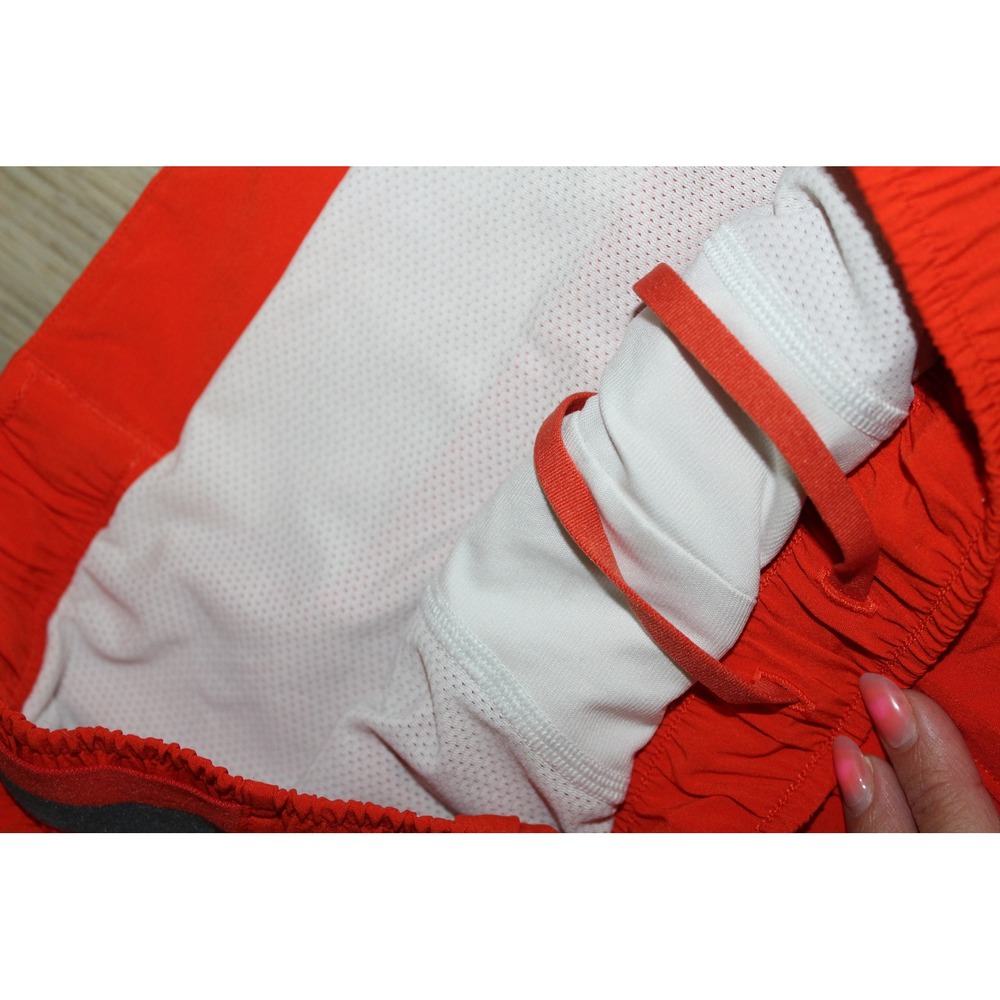 Lululemon Surge Lined Short 6" Mens Large Red Orange Running Training LM7A99S - Picture 12 of 13